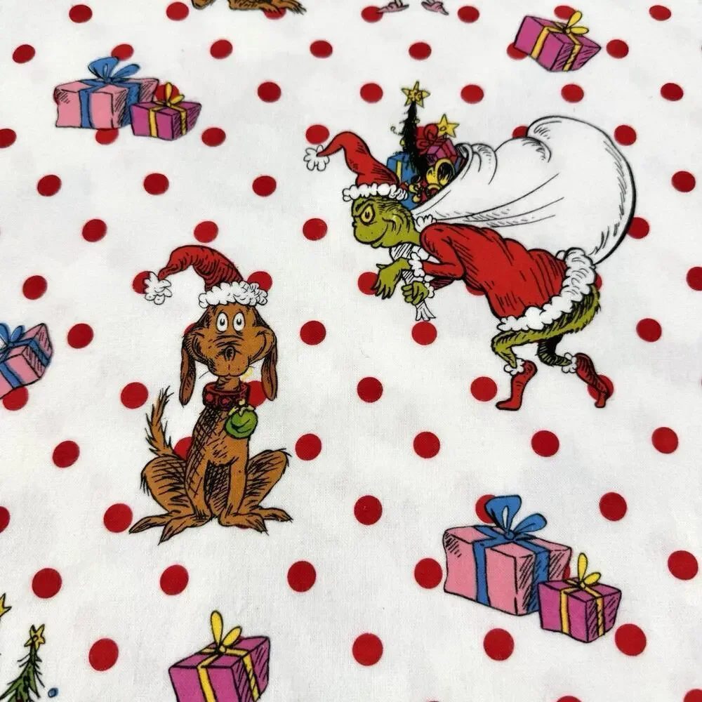 Pottery Barn Teen Dr. Seuss’s The Grinch & Max Flannel Twin Duvet Cover & Sham
